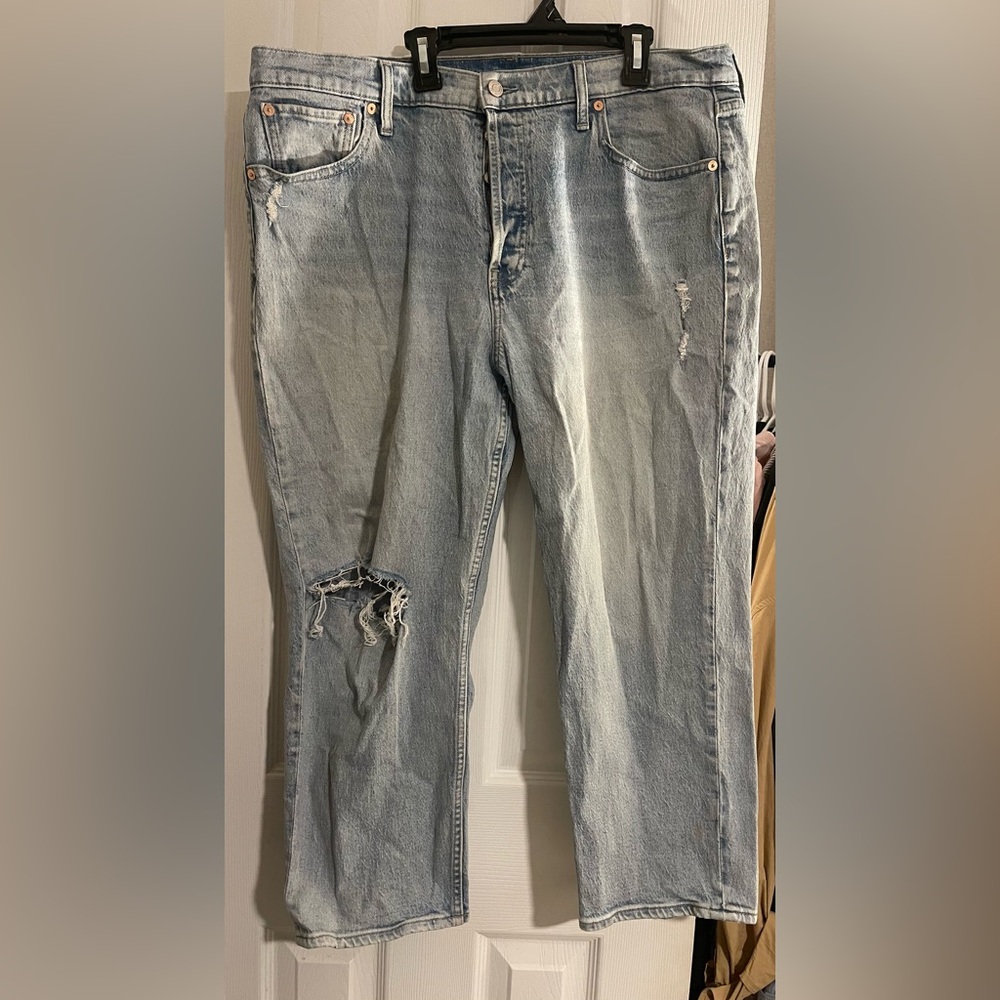 GAP Women’s Cheeky Straight High Rise jeans, size 18P